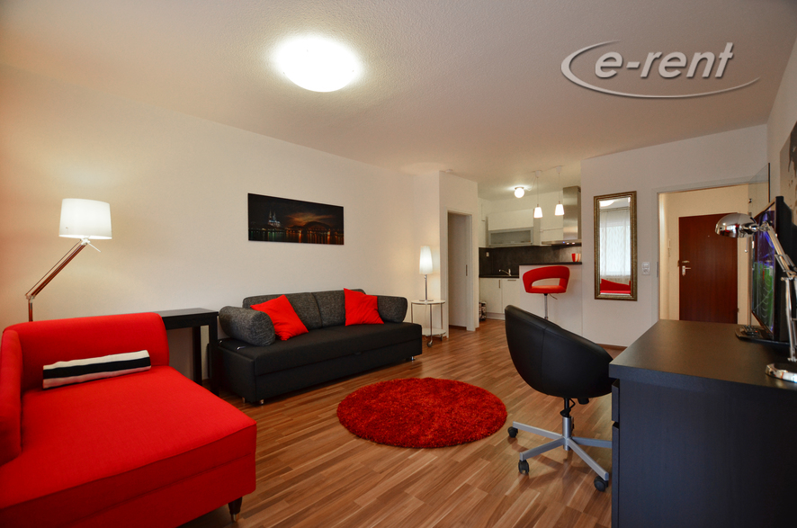 Modern and high-quality furnished apartment with balcony in Cologne-Widdersdorf