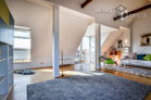 Loft-like furnished maisonette with panoramic view in Cologne-Neustadt-Nord