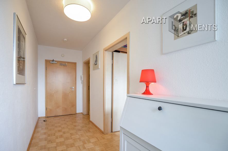 Modern furnished apartment with great view in Cologne-Nippes