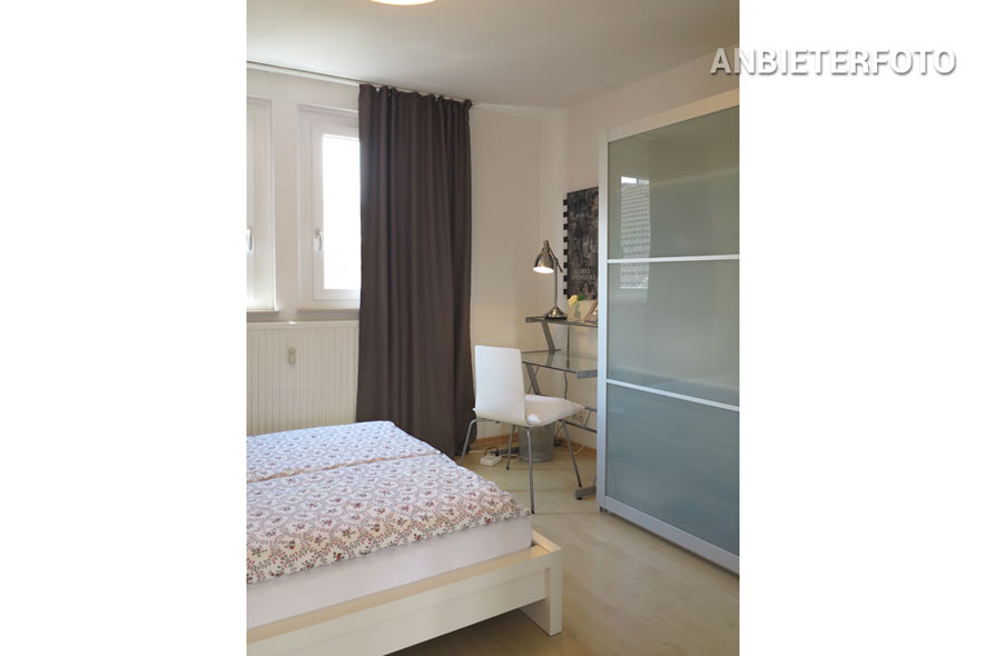 Modern furnished apartment with small roof terrace in Cologne-Bayenthal