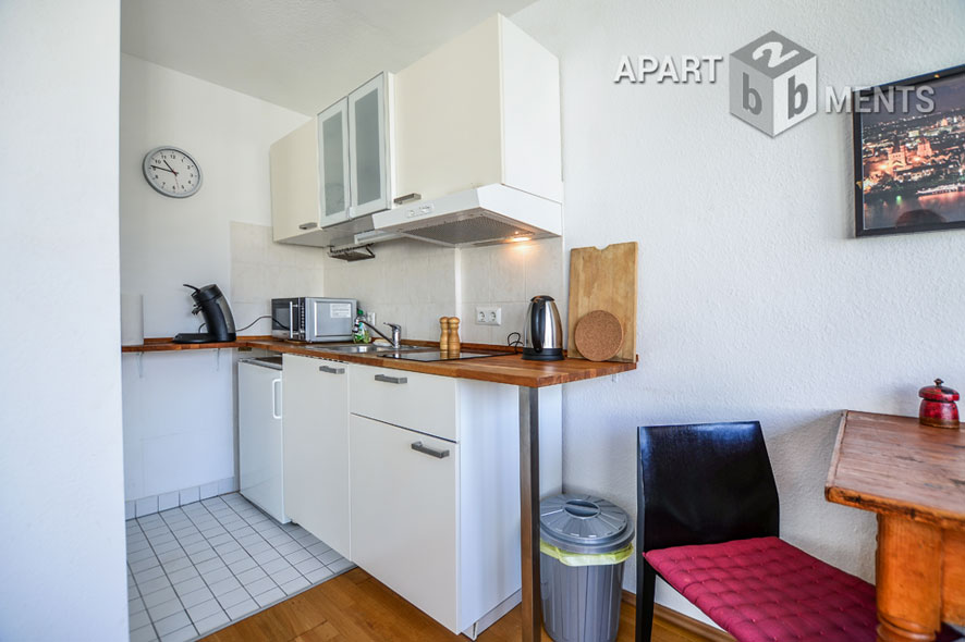 Möbliertes Apartment in zentraler aber sehr ruhiger Lage von Köln-Altstadt-Süd