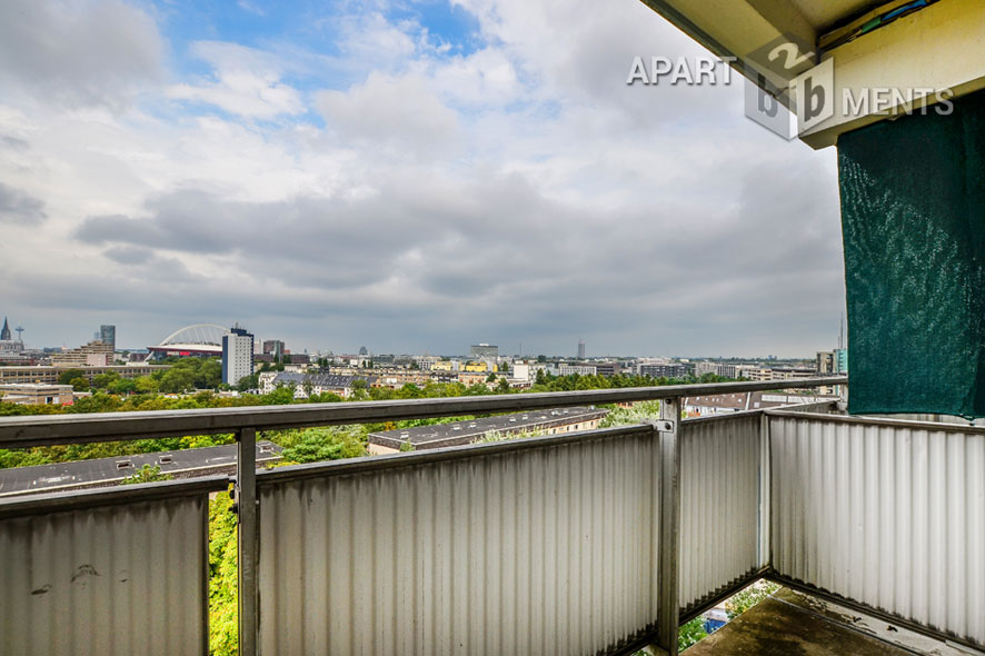 Sehr modern möbliertes Apartment mit Balkon in Köln-Humboldt-Gremberg