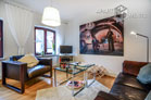 First-class furnished old building apartment in the heart of Cologne-Deutz