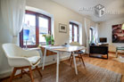 First-class furnished old building apartment in the heart of Cologne-Deutz