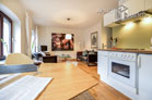 First-class furnished old building apartment in the heart of Cologne-Deutz