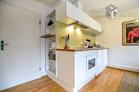First-class furnished old building apartment in the heart of Cologne-Deutz