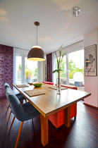 Luxuriously furnished penthouse with loft character in Cologne-Altstadt-Nord