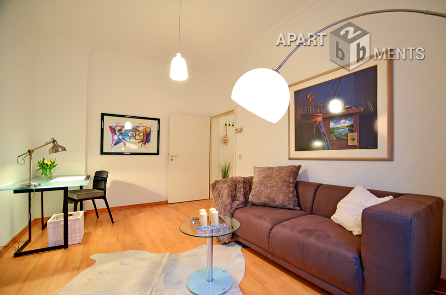 Modern and high quality furnished apartment in Cologne-Neuehrenfeld