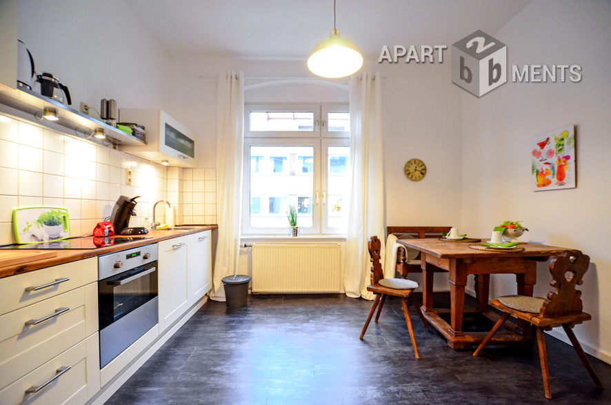 Modern and high quality furnished apartment in Cologne-Neuehrenfeld