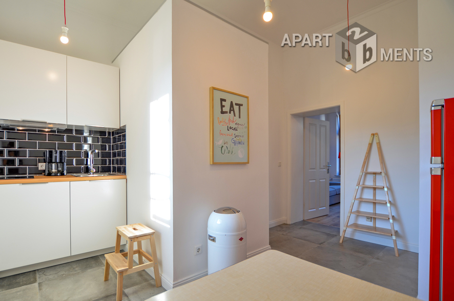 Modern and stylish furnished apartment in a good residential area in Cologne-Nippes