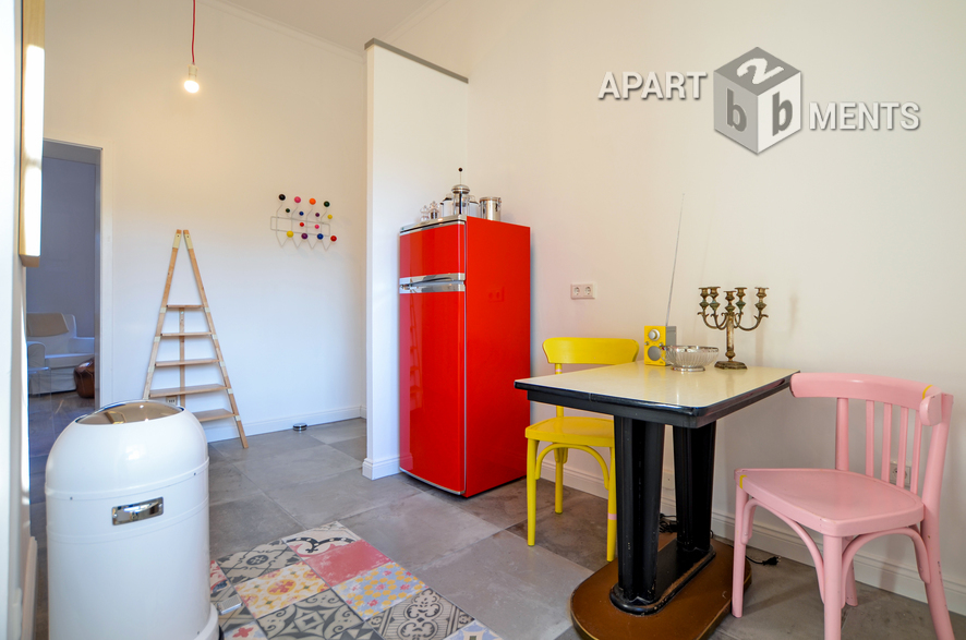 Modern und stilvoll möbliertes Apartment in guter Wohnlage in Köln-Nippes