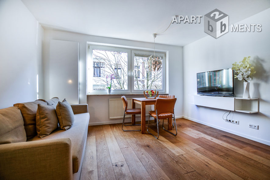 Modern furnished and centrally located apartment in the Belgian Quarter in Neustadt-Nord