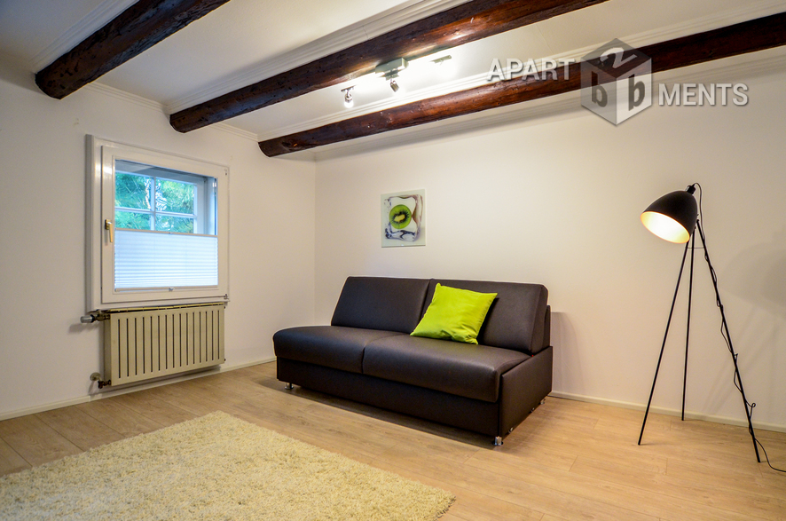 Modernly furnished half-timbered house in Leverkusen