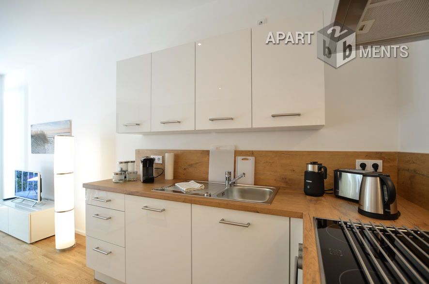 Modernly furnished apartment with balcony in Cologne-Ehrenfeld