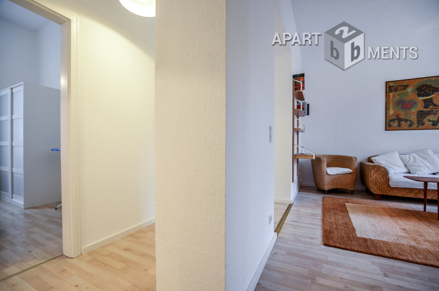 Beautiful furnished apartment in an old building in a quiet location in Cologne-Ehrenfeld