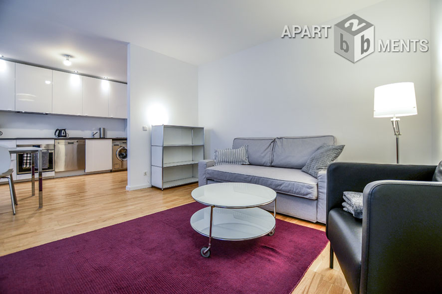 Modern and upscale furnished apartment in Cologne-Neustadt-Süd