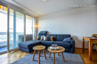 Modernly furnished apartment with skyline view in Cologne-Riehl