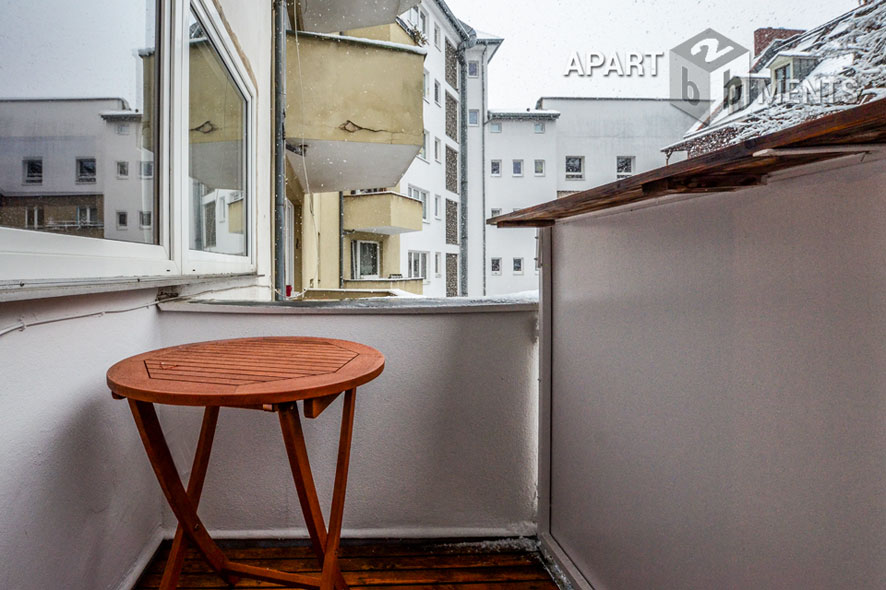 Modern möbliertes Apartment mit Balkon in Köln-Neustadt-Süd