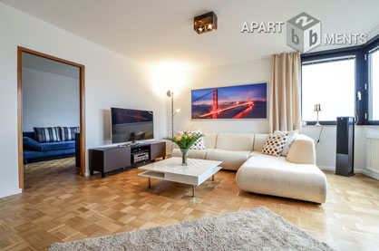 Modern and furnished flat in the Rheinsteinhaus Cologne-Neustadt-Nord