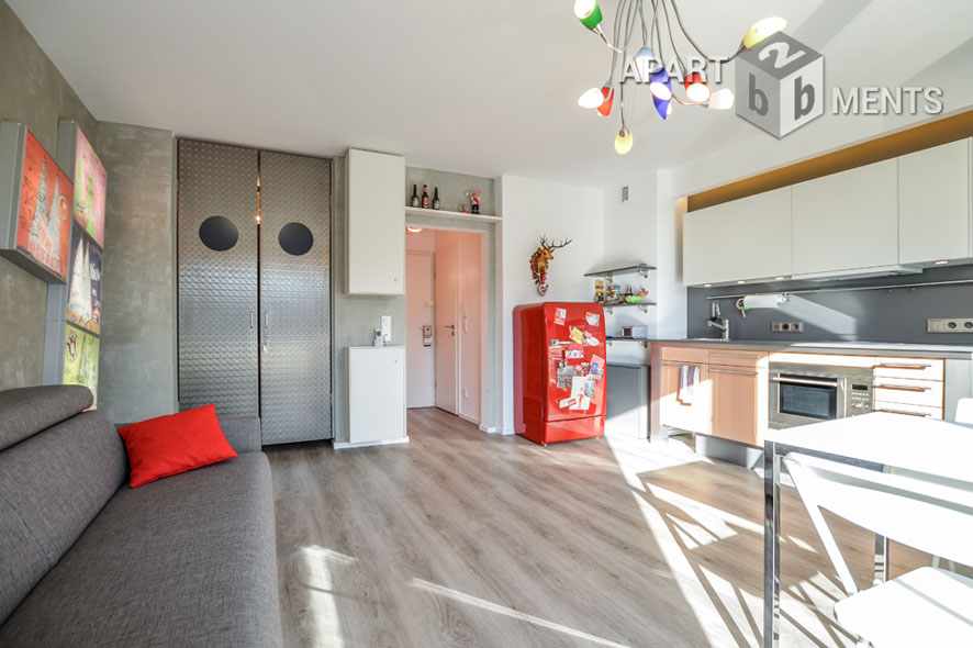 High quality furnished and centrally located apartment in Cologne-Neustadt-Süd