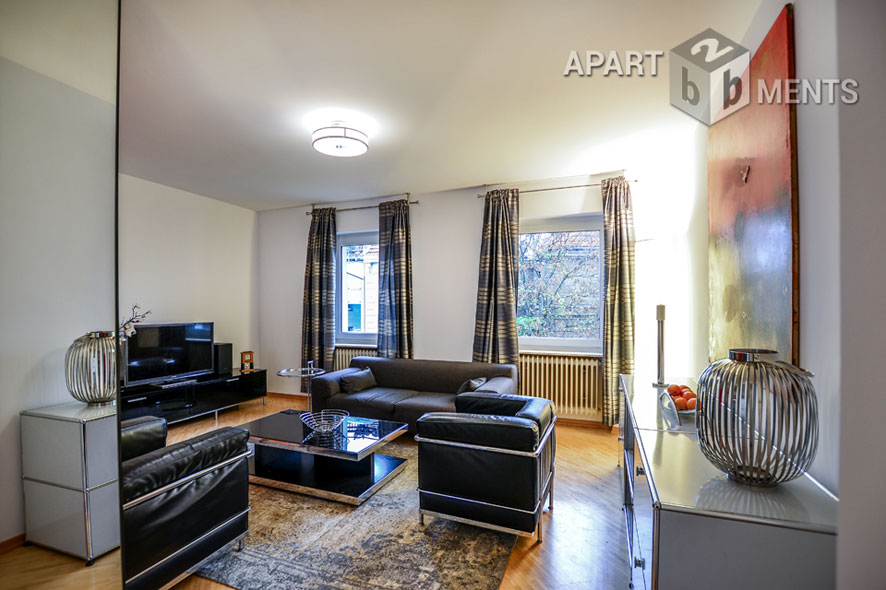 Hervorragend möblierte Wohnung mit Südterrasse in Köln-Altstadt-Süd