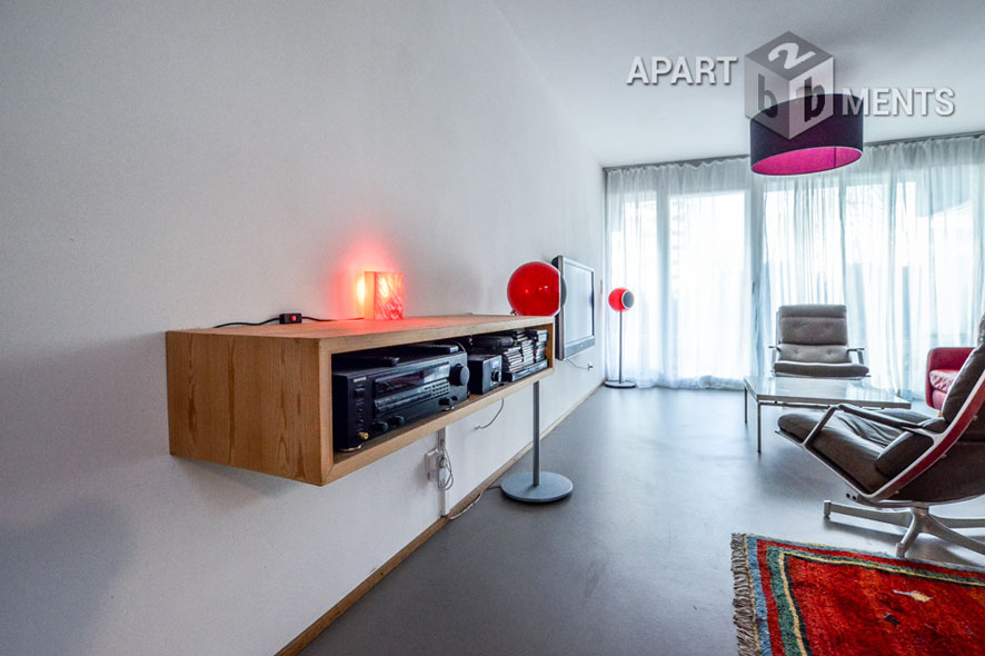 Furnished apartment with terrace in Cologne-Neustadt-Nord near Stadtgarten