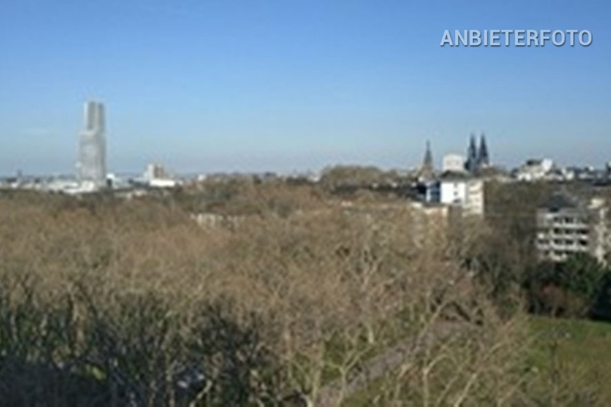 Furnished apartment with balcony and panoramic view in Cologne-Neustadt-Nord