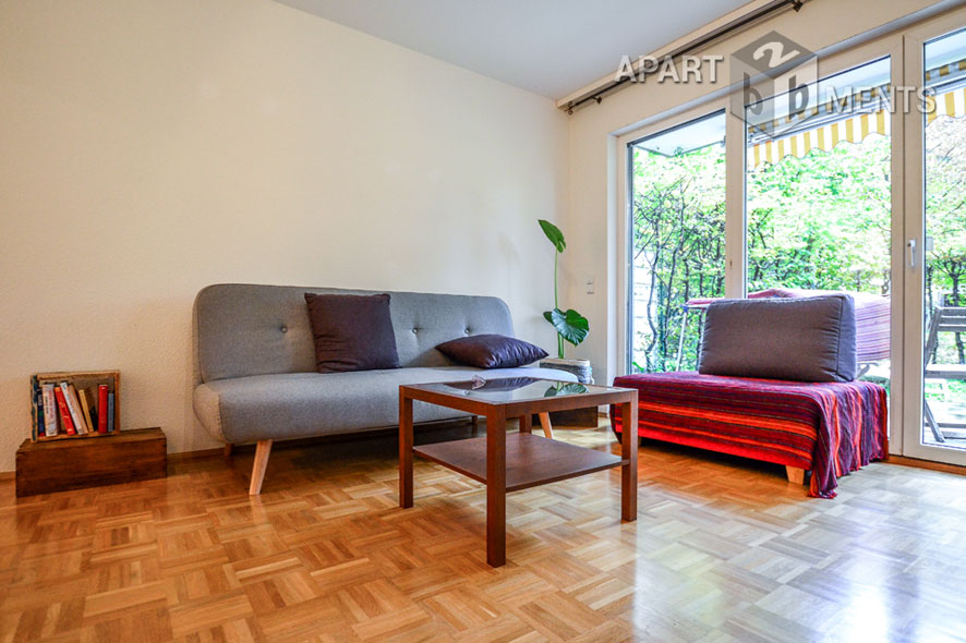 Modern furnished maisonette apartment with terrace in Cologne-Ehrenfeld