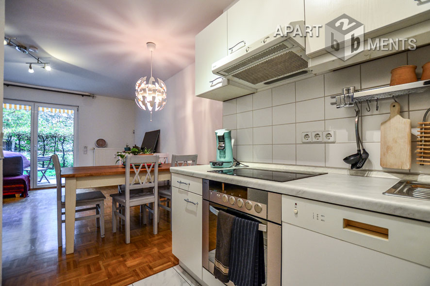 Modern möblierte Maisonette-Wohnung mit Terrasse in Köln-Ehrenfeld