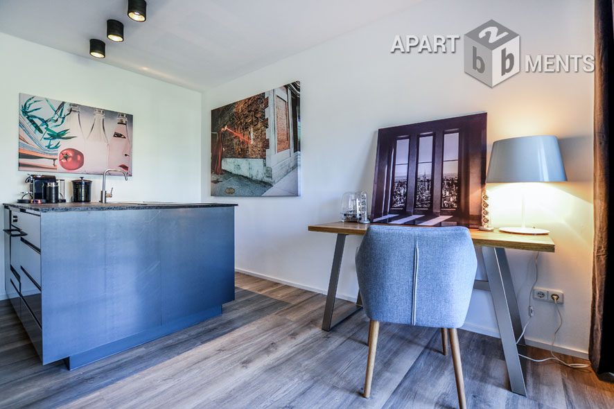 Exklusiv möbliertes 2-Zimmer-Apartment mit Balkon in Köln-Neustadt-Nord