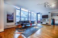Stylish furnished apartment with balcony in Cologne-Altstadt-Süd