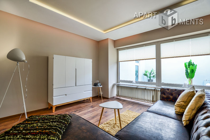 High quality furnished apartment with terrace in Cologne-Ossendorf