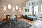 Exklusive Wohnung möbliert mit Loggia mit Rheinblick in Köln-Marienburg