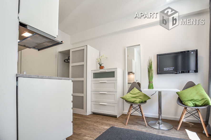 Modern furnished mini apartment in Cologne-Neustadt-North