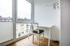 Furnished and spacious apartment with small balcony in Cologne-Sülz