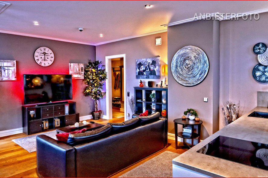 Möbliertes 2 Zimmer-Luxus-Smart-Home mit Loggia im Gerlingtower im Gerlingquartier in Köln-Altstadt-Nord