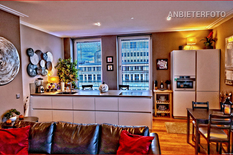 Möbliertes 2 Zimmer-Luxus-Smart-Home mit Loggia im Gerlingtower im Gerlingquartier in Köln-Altstadt-Nord