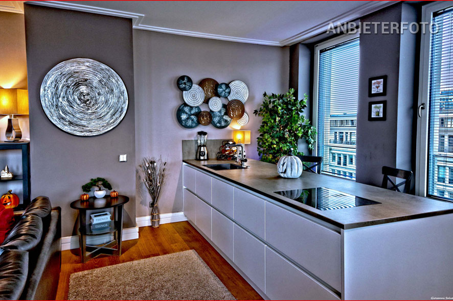 Möbliertes 2 Zimmer-Luxus-Smart-Home mit Loggia im Gerlingtower im Gerlingquartier in Köln-Altstadt-Nord