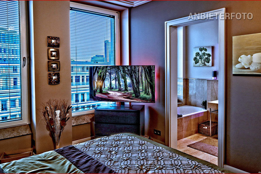 Möbliertes 2 Zimmer-Luxus-Smart-Home mit Loggia im Gerlingtower im Gerlingquartier in Köln-Altstadt-Nord