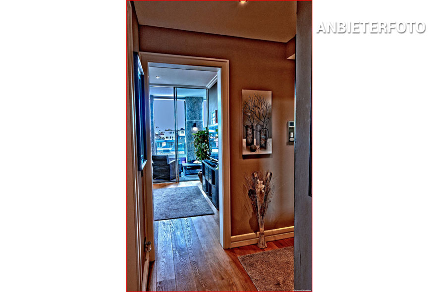 Möbliertes 2 Zimmer-Luxus-Smart-Home mit Loggia im Gerlingtower im Gerlingquartier in Köln-Altstadt-Nord
