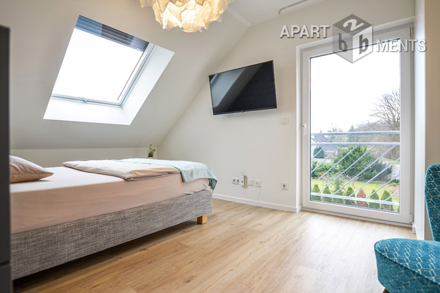 Modern furnished apartment with 2 bedrooms in Bergisch Gladbach-Bensberg