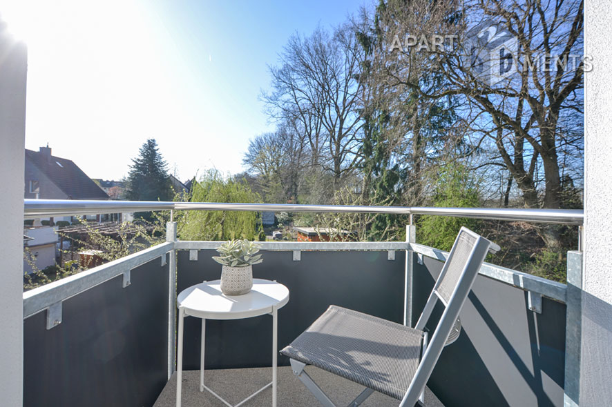 Modern and individually furnished apartment with balcony in Bergisch Gladbach-Bensberg