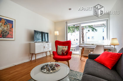 Furnished single apartment with balcony in Cologne-Nippes