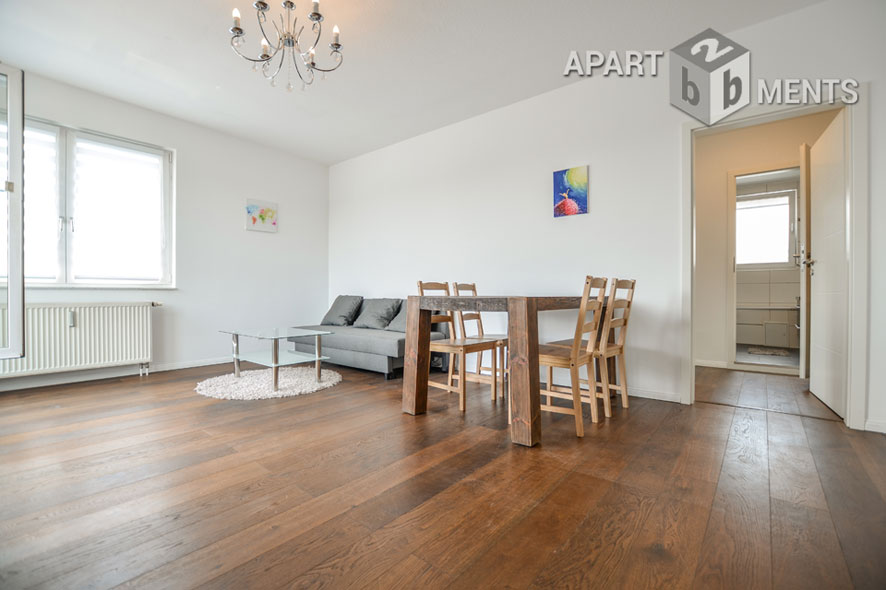 Furnished apartment with roof terrace with cathedral view in Cologne-Sülz