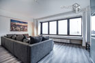 Furnished apartment with panoramic Rhine view and balcony in Cologne-Deutz