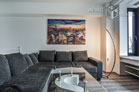 Furnished apartment with panoramic Rhine view and balcony in Cologne-Deutz
