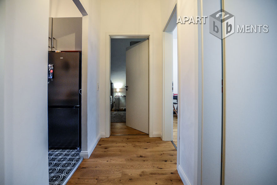 Modern möblierte 3-Zimmer-Wohnung mit großer Terrasse in Köln-Nippes