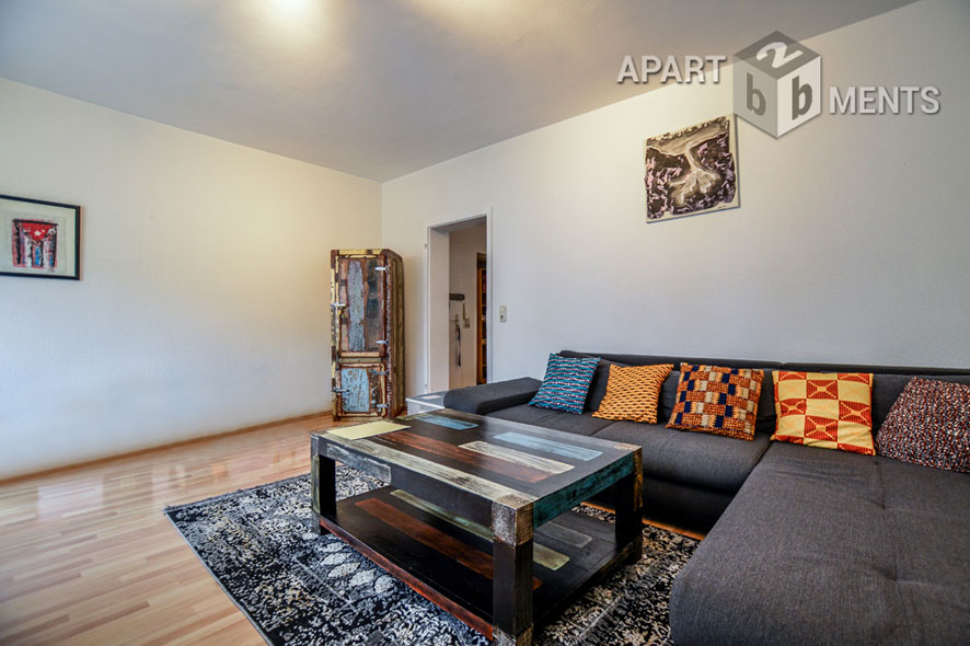 Furnished apartment with balcony in Cologne-Altstadt-Süd