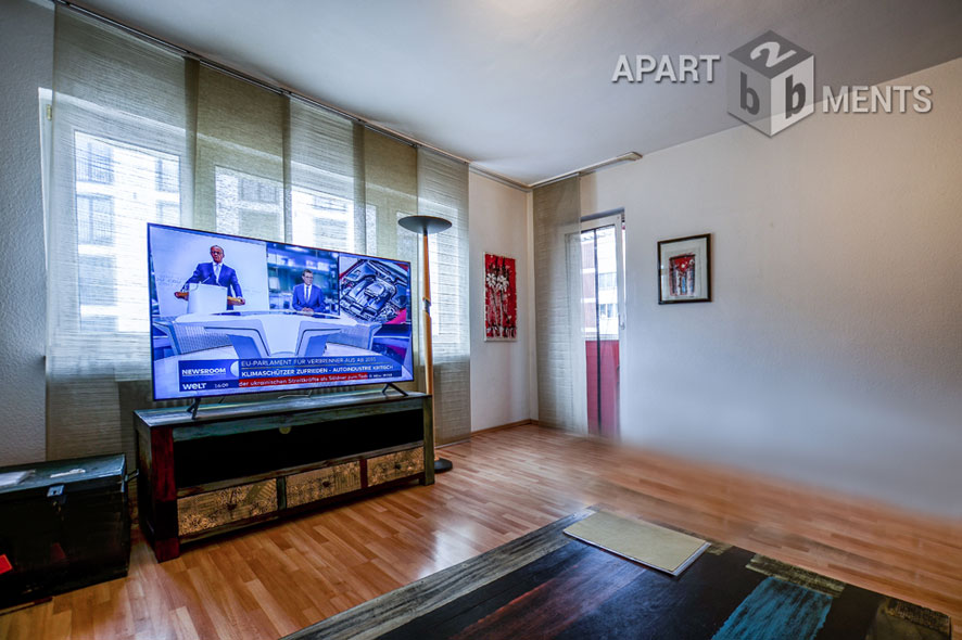 Furnished apartment with balcony in Cologne-Altstadt-Süd