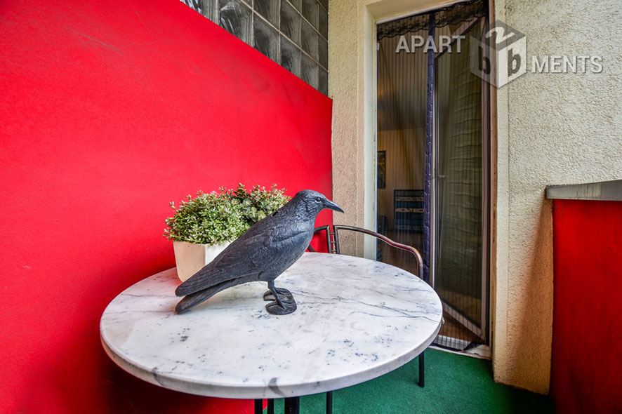 Furnished apartment with balcony in Cologne-Altstadt-Süd